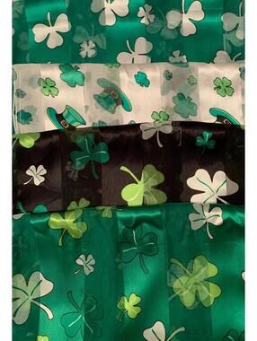 New Women’s St. Patrick's Day Shamrock Silk Feel Women's Scarf  13"x60"